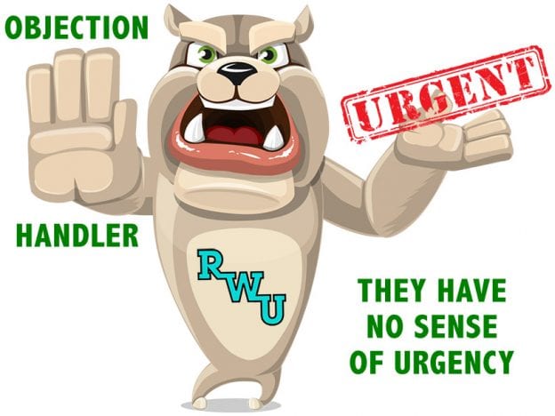 Rodney Webb Objection Handler  2: They Have No Sense of Urgency course image