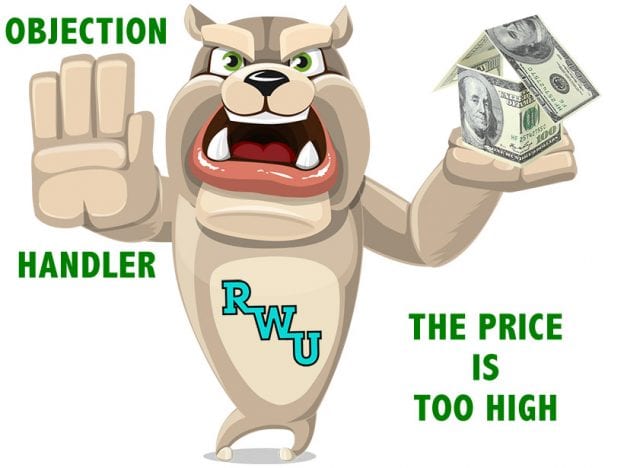 Rodney Webb Objection Handler  5: The Price is Too High course image