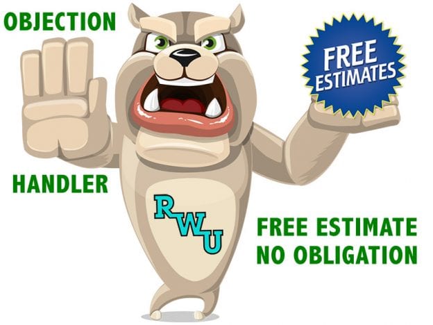 Rodney Webb Objection Handler 10: Free Estimate, No Obligation course image