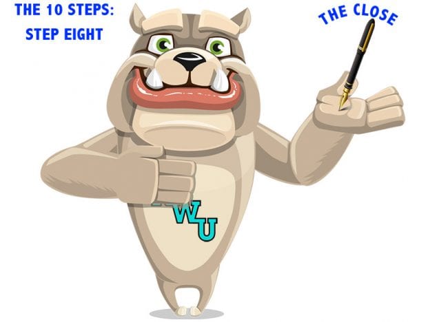 Rodney Webb the Ten Steps: Step 8: The Close course image